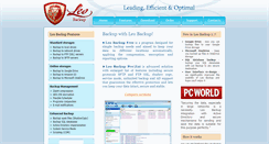 Desktop Screenshot of leo-backup.com